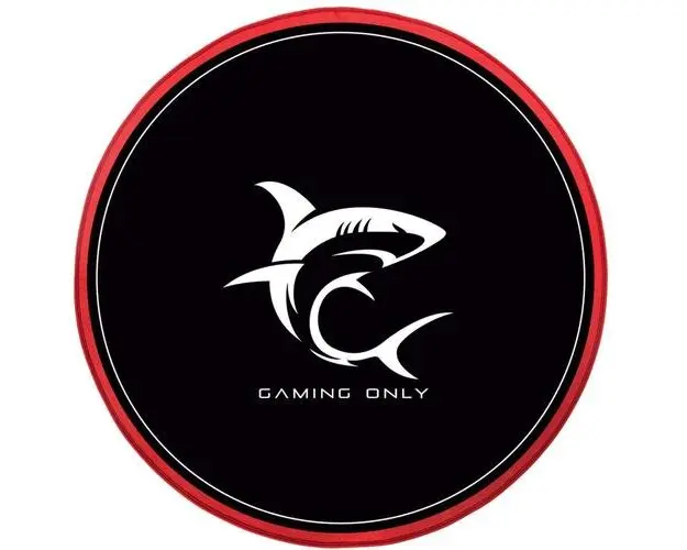 Covoras pentru scaun gaming White Shark PHARAOH, 120 cm (Negru/Rosu)