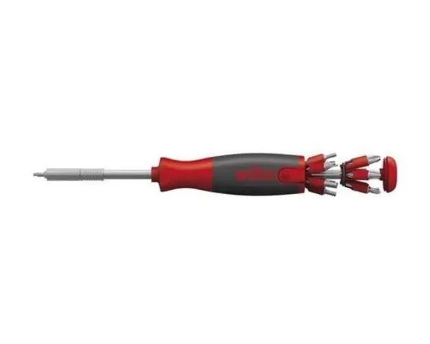 Surubelnita cu magazie de biti Wiha WH43895, 13 biti dubli, 1/4inch