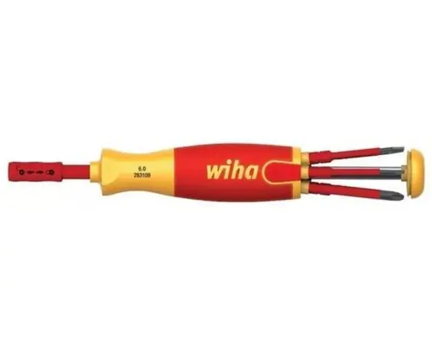 Surubelnita cu magazie de biti Wiha WH38611, 6 piese