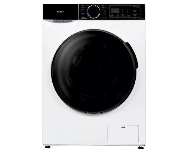 Masina de spalat rufe Samus WSADI-7123, 7 kg, 1200 rpm, Clasa A, 15 programe, Motor inverter, Functie eliminare par de animale, Termostat reglabil (Alb)