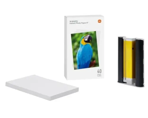 Set hartie foto pentru Xiaomi Instant Photo Paper, 6inch, 40 coli