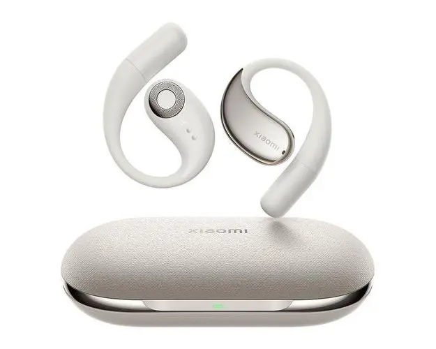 Casti True Wireless Xiaomi OpenWear Stereo BHR8473GL, Bluetooth, Control tactil, Anulare zgomot cu AI, IP54 (Bej)