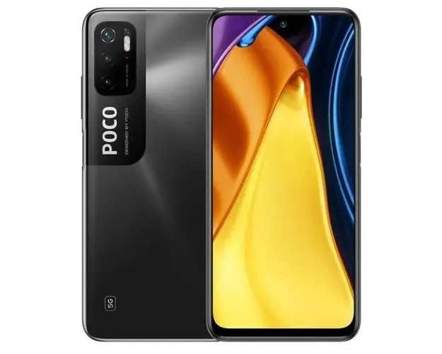 Telefon Mobil Poco M3 Pro 5G, Procesor Octa-Core MediaTek MT6833 Dimensity 700, IPS LCD 6.5inch, 4GB RAM, 64GB Flash, Camera Tripla 48+2+2MP, Wi-Fi, 5G, Dual Sim, Android (Negru)