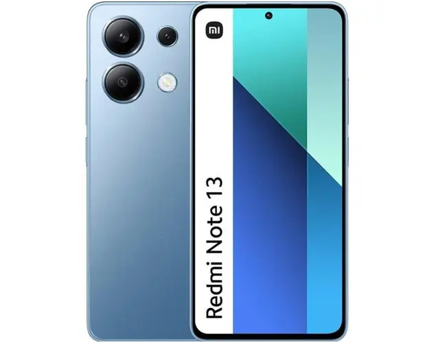 Telefon Mobil Xiaomi Redmi Note 13 4G, Procesor Qualcomm SM6225 Snapdragon 685 Octa-Core, AMOLED 6.67inch, 6GB RAM, 128GB Flash, Camera Tipla 108+8+2 MP, Wi-Fi, 4G, Dual Sim, Android (Albastru)