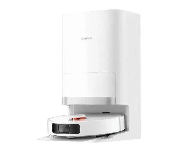 Aspirator robot Xiaomi X20+ BHR8124EU, 75 W, Recipient colectare 2.5 l, Recipient apa 4 l, Control prin aplicatie si Asistent Vocal (Alb) 