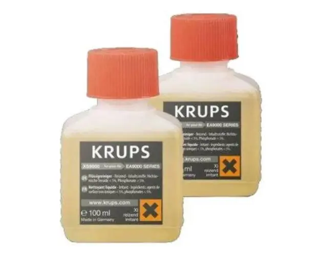 Decalcifiant pentru espressor KRUPS XS900031, 2 x 100ml