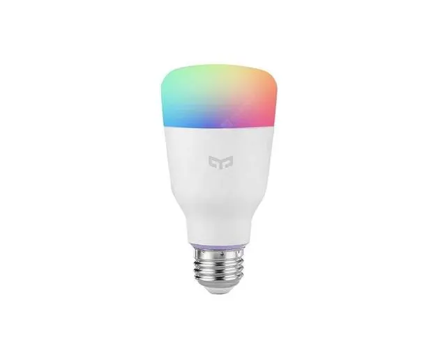 Bec inteligent Yeelight Smart Led Bulb M2, 8W, 1000 lm, 6500K, Multicolor (Alb)