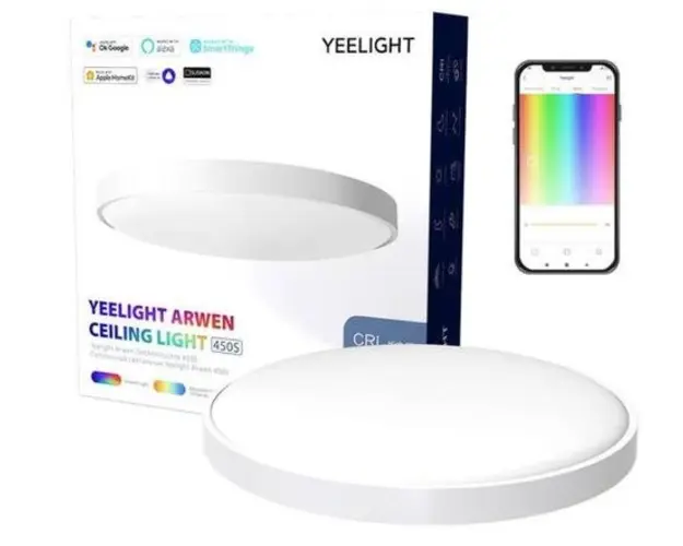 Plafoniera Yeelight LED Ceiling Light Arwen 450S, 50 W, 3000 lm, Control Aplicatie (Alb) 