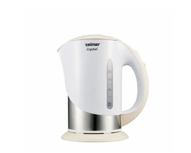 Fierbator de apa Zelmer ZCK7630I, 2200 W, 1.7 L (Alb/Crem)
