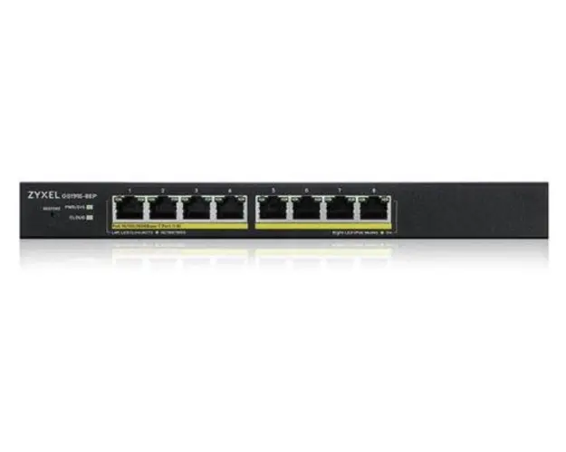 Switch ZyXEL GS1915-8EP-EU0101F, Smart Managed, Layer 2, POE, 8 Porturi, Gigabit, Fanless