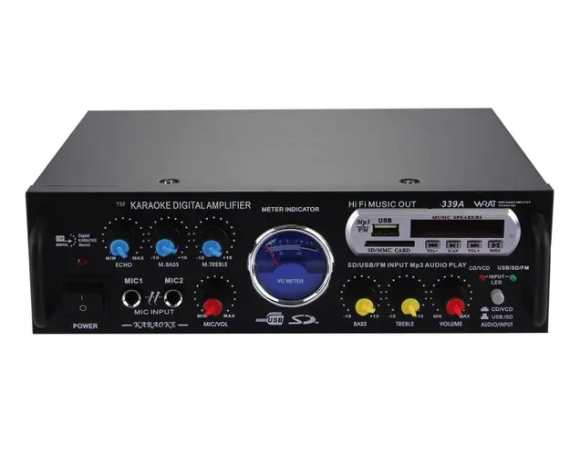 Amplificator karaoke profesional tip statie BT 339FM 160 w