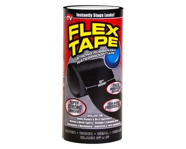 Banda Flex Tape XL 8" Lata Adeziva reparatoara rezistenta 