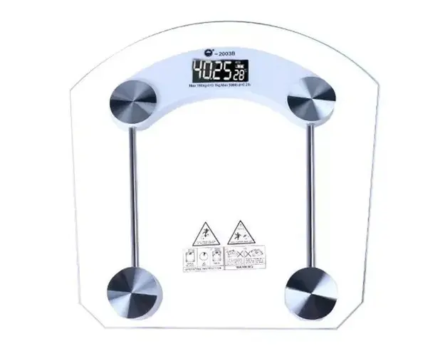 Cantar De Baie Display LCD Platforma Din Sticla Securizata 180 kg RD-E250