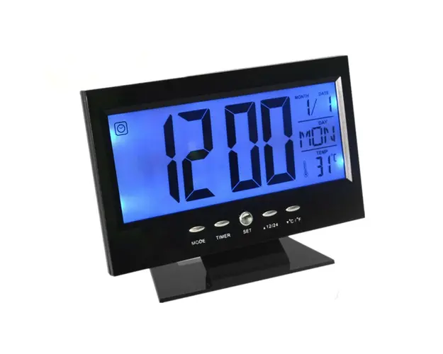 Ceas cu ecran LCD DS 8082 NEGRU