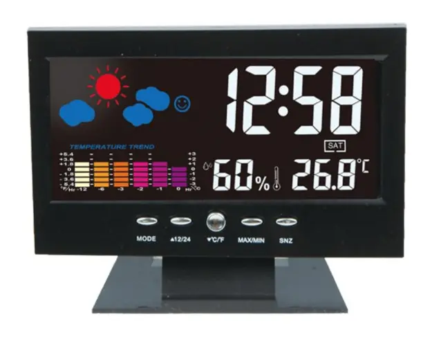 Ceas Digital cu Termometru si Display model 8082T