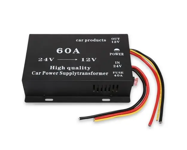 Convertor Auto 60A pentru Tensiune 24V - 12V