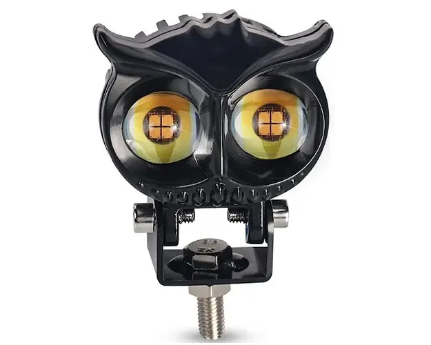 Proiector LED auto cu 2 FAZE putere 30W 6000K model bufnita