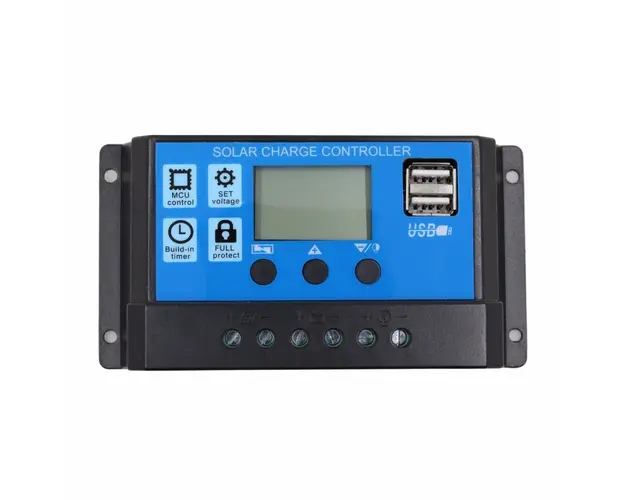 Regulator-controler solar PWM 20A 12V/24V 2 X USB