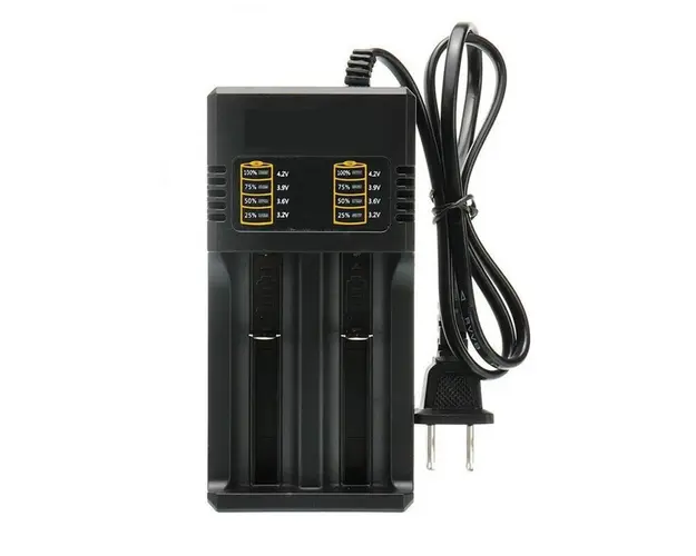 Incarcator Acumulatori 18650 MS-282AX 4.2V Li-Ion cu 2 Porturi la Priza 220V