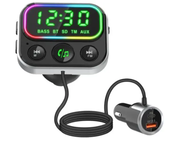 Incarcator auto cu Bluetooth 5.0 MP3 