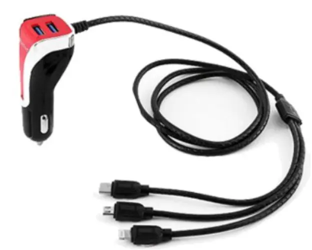 Incarcator auto rapid BULUD 3 in 1 2400mAh