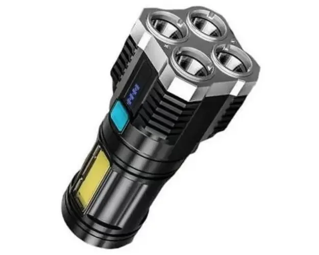 Lanterna de mana 1600 lm 4 LED-uri OSL+1 COB LED - F905