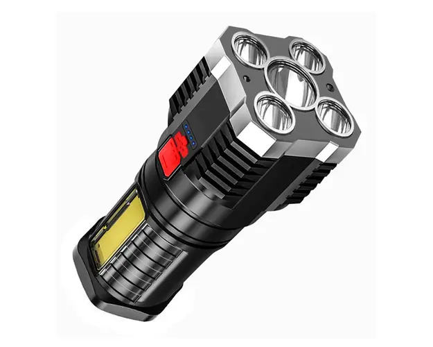 Lanterna de mana L-S03 QUAKE-COB (1 Led lateral + 4 LED-uri Frontale)