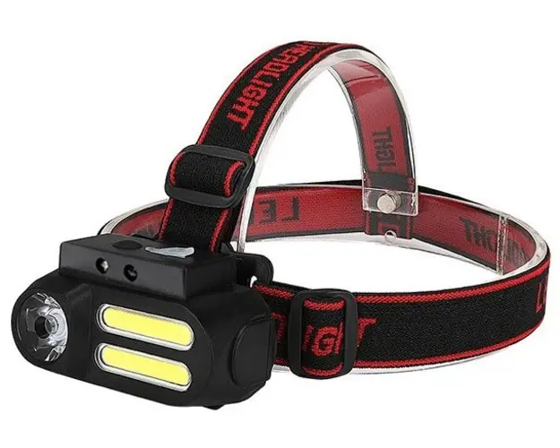 Lanterna Frontala NF-611G Cu Acumulator Led 2COB + 1Led XPE