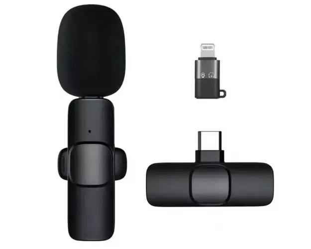 Microfon wireless K8 tip lavaliera conector USB tip C/iPhone