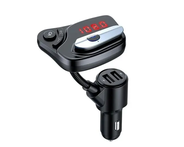 Modulator auto cu casca handsfree si usb V13
