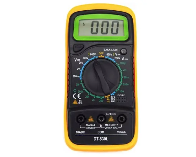 Multimetru Tip Digital LCD DT-830L NEGRU