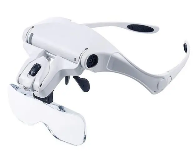 Ochelari cu 5 LUPE 2 LED 9892B2C Incarcare USB