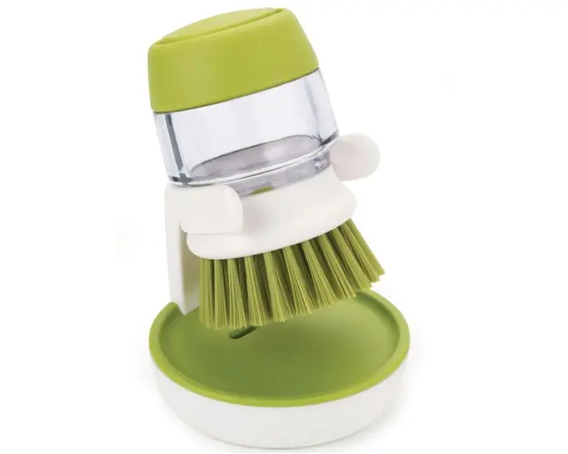 Perie Vase cu Recipient Dozare detergent