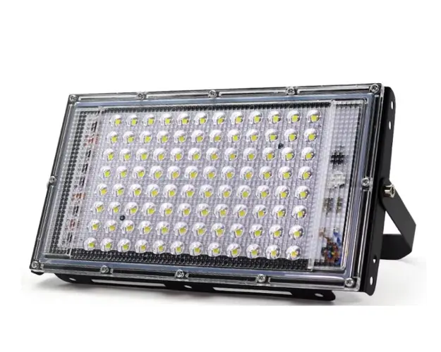 Proiector 100W 220V 96 led cu lupa Dreptunghiular