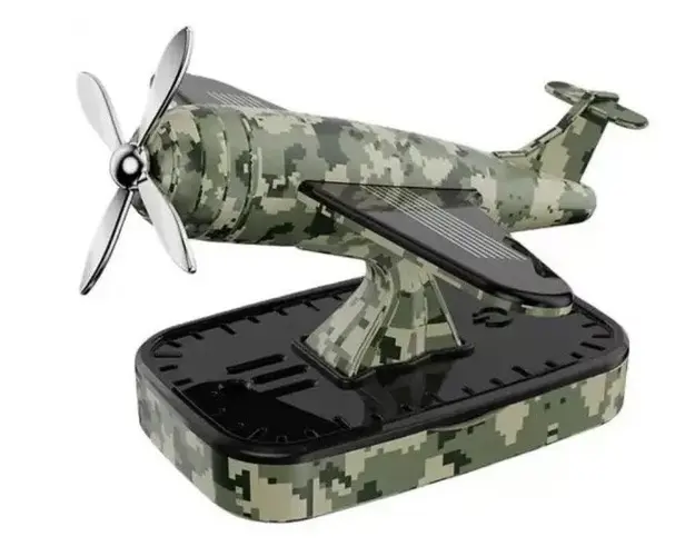 Odorizant auto tip elicopter cu panou solar ulei aromatic