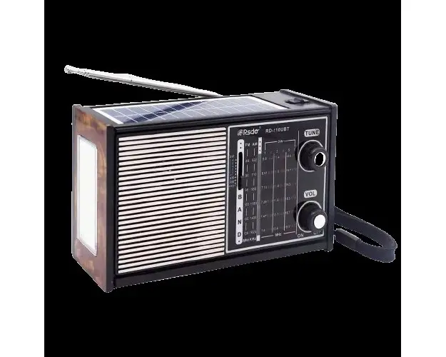 Radio RD-110UBT incarcare SOLARA cu Bluethooth MP3 Player si lanterna
