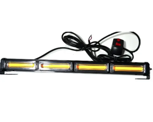 Rampa avertizare luminoasa 4 Led COB 12/24v