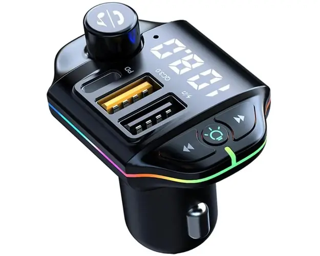 Modulator Fm auto Rgb ZTB-A10 - 20W Negru