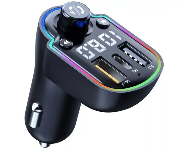 Modulator FM Bluetooth 5.0 Incarcare rapida MP3 Player Tip C PD 20W USB QC 3.0 ZTB A8