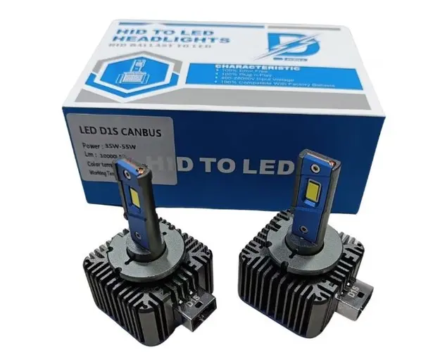 Set 2 Becuri D Series D1S LED 35W 10000 Lm 6500K