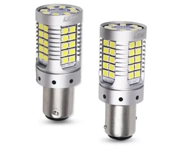 Set 2 Becuri Canbus Marsarier 1156 Alb 2000 Lm 21W/bec T15