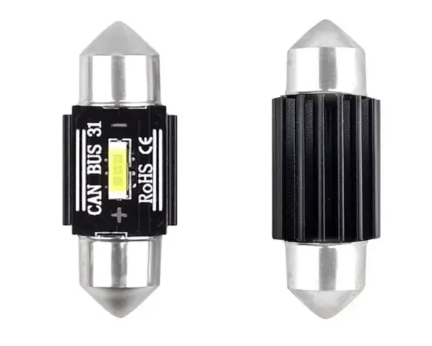 Set 2 Becuri Auto LED Canbus SMD 1860 12-24V C5W 39 mm