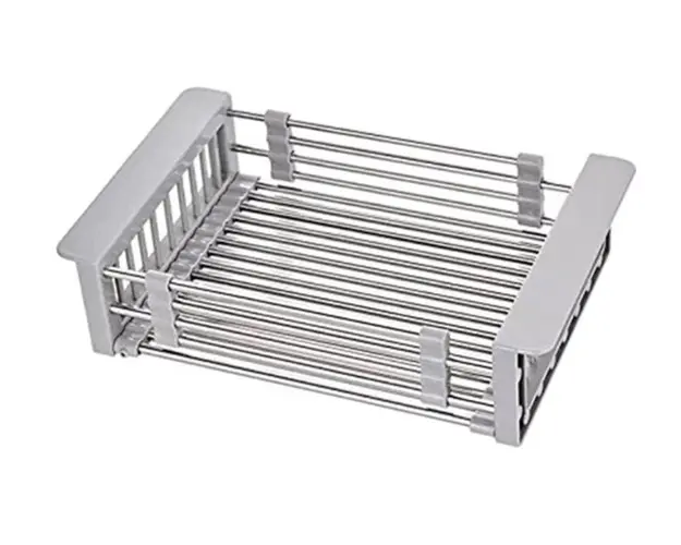 Vesela Multifunctionala Extensibila 30-44 x 21.5 x 9 cm Inox si Polipropilena