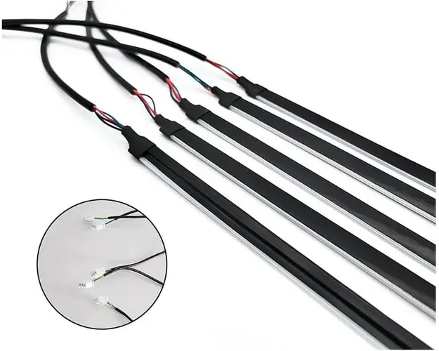 Kit Lumini Ambientale interior auto 18 in 1 RGB cu Aplicatie