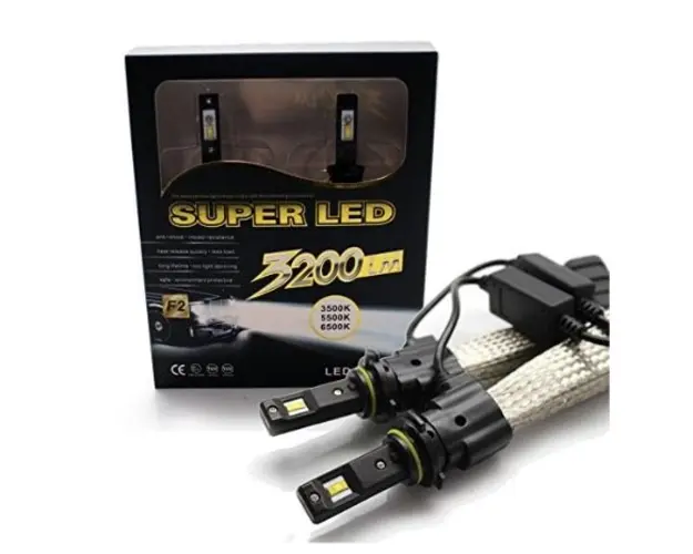 Set 2 Lampi Auto H7 Super Led 60W, 6400 Lumeni, 6500K