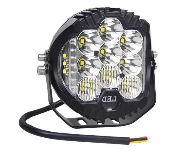 Proiector 7 inch LED pentru Ceata Circular Combo Beam