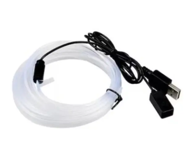 Fir neon cu LED 3 metri RGB conectare mufa USB