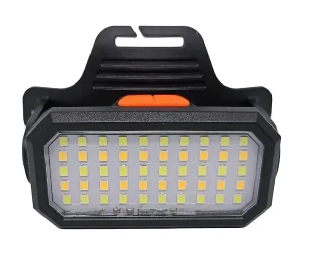 Lanterna de Cap 6 Moduri reincarcabila prin USB 50 LED Rectangulara