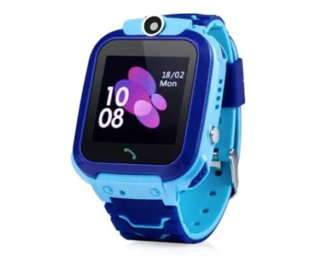 Ceas smartwatch copii cu Camera Albastru 