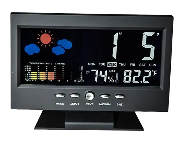 Ceas Digital DS-8082T cu Calendar si Termometru